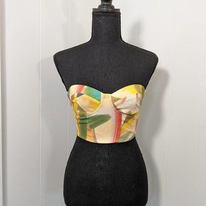 Abstract Design Bustier Corset Spring/Summer